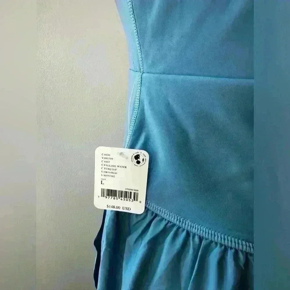 Free People Righteous Jumpsuit Falling Water Blue Large - Picture 10 of 12